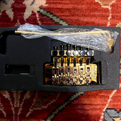 Floyd Rose FRTS3000 Special Series Tremolo Kit with R2 Locking Nut 2010s - Gold image 4