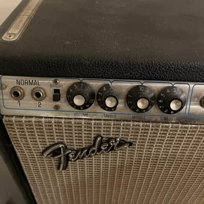 Fender Super Six Reverb 2-Channel 100-Watt 6x10" Guitar Combo 1972 - 1976 - Silverface image 9