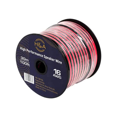 Yamaha YAMAHA R-S202BL Stereo Receiver with Bluetooth + H&A 16 AWG Speaker Wire Cable (100' Spool) image 8