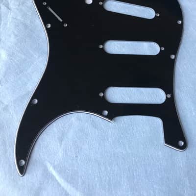 New 3 Ply Black 11 Hole Modern-Style Strat s/s/s Fits Fender Guitar Pickguard image 1