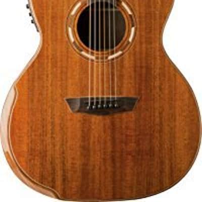 Washburn Comfort Deluxe 55 Series Grand Auditorium Cutaway Acoustic Electric Guitar, Koa (WCG55CE-O-U) image 1