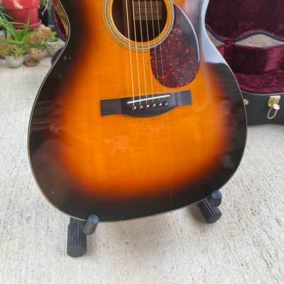 2001 Santa Cruz OM Pre-War Sunburst image 2