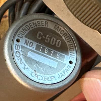 Sony C-500 Large Diaphragm Condenser Microphone - Wonderful tone! image 6