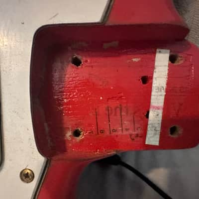 Fender Stratocaster 1981-1985 - Repaint fiesta red (mediocre) image 9