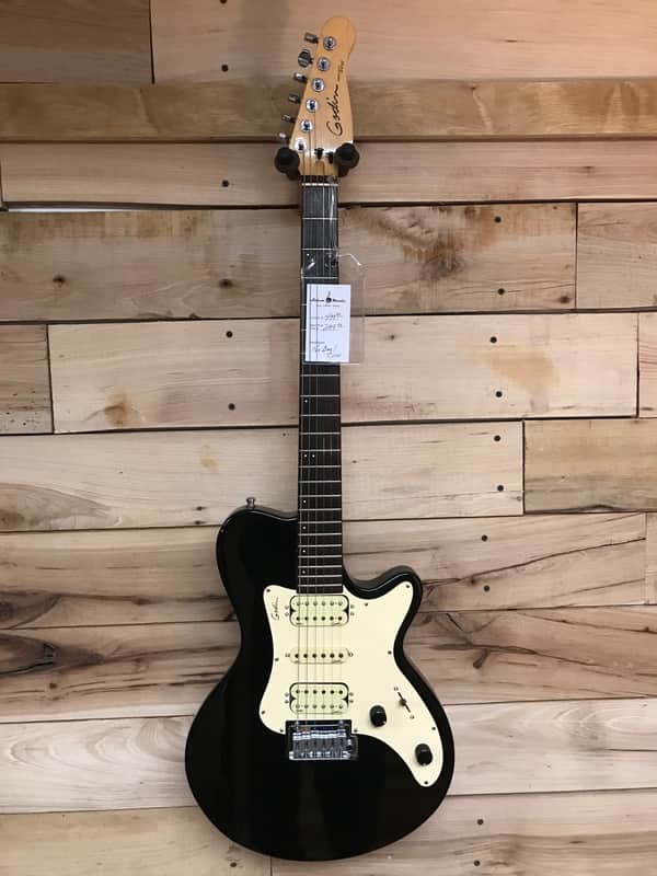 Godin SDxt Electric Guitar Black image 1