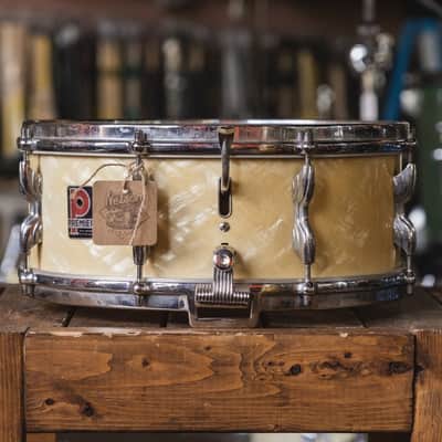 Premier 'Super-Ace' in White Marine Pearl - 5.5x14 1958 image 2