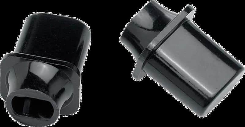Fender Pure Vintage Telecaster "Top-Hat" Switch Tips, Black (2) image 1