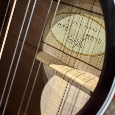 2003 Taylor Limited Edition 654ce 12 String - Cherry Blackburst w/ OHSC image 13