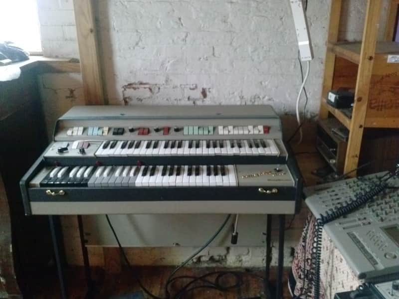 Farfisa Compact Duo with F/AR Power Source/Reverb Unit! image 1