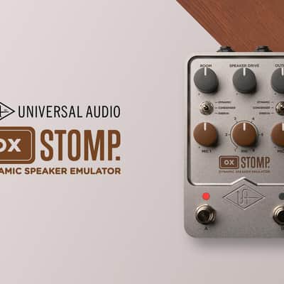 Universal Audio UAFX OX Stomp Dynamic Speaker Emulator Pedal, Demo Video! image 12