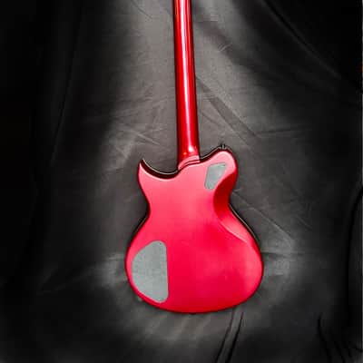 Washburn USA ‘EVIL TWIN’ WASHBURN CUSTOM BOOGIE-STREET NC70 Early 2000s - Red & White image 3