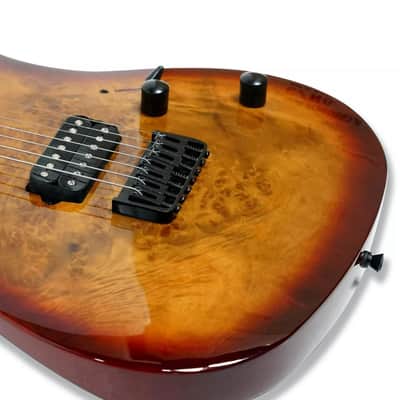 7-String Electric Guitar - Burl Top & Okoume Body image 8