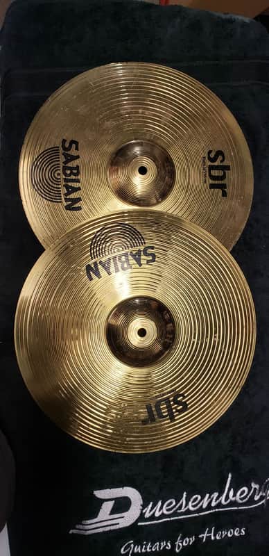 Sabian SBR 4x Cymbal Set - Hats, Crash and Ride - Used imagen 1