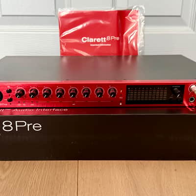 Focusrite Clarett 8Pre Thunderbolt Audio Interface 2010s - Red image 2
