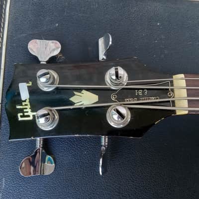Vintage 1969 Gibson EB-1 Violin Body Bass Guitar w/ Original Hardshell Case, Extension Rod! image 10