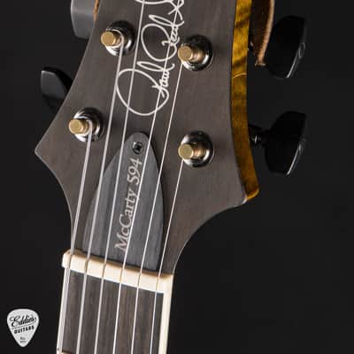 PRS Eddie's Guitars Wood Library McCarty 594 Singlecut Swamp Ash/Figured Maple Neck - Black Gold Burst image 7