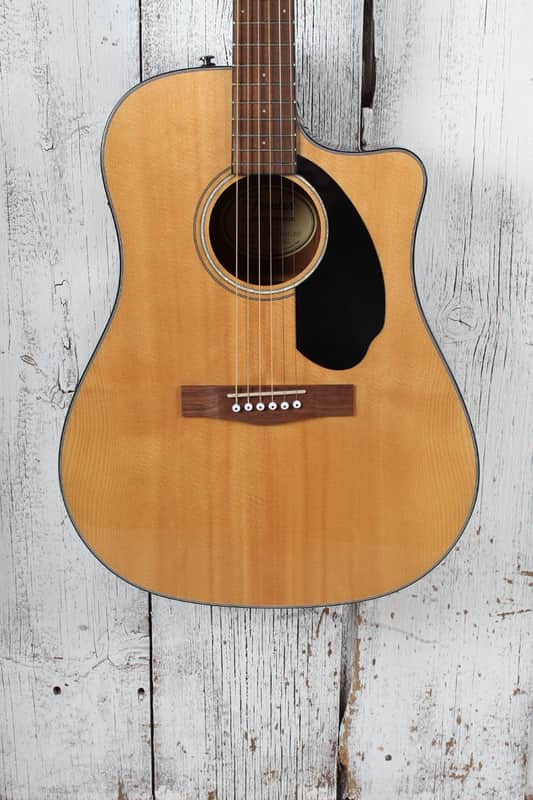 Fender 2021 CD-60SCE Dreadnought Acoustic Electric Guitar with Hardshell Case image 1