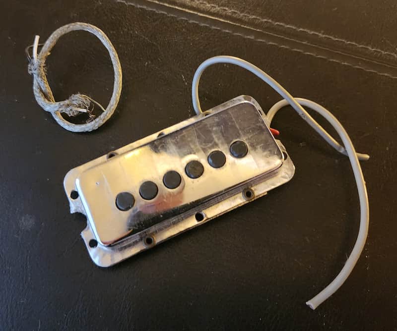 Vintage 1960s European Guitar Pickup – Framus / Hofner Style Chrome Single Coil – Project Free Shipping! image 1