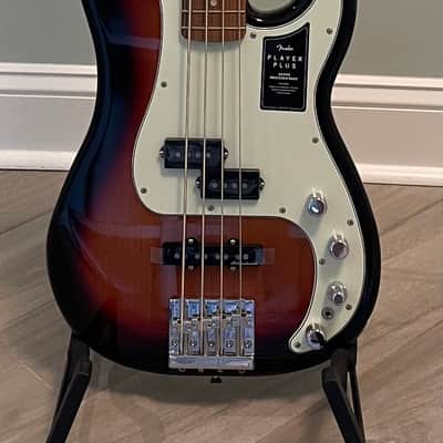 Fender Player Plus Active Precision Bass 3-Color Sunburst image 4