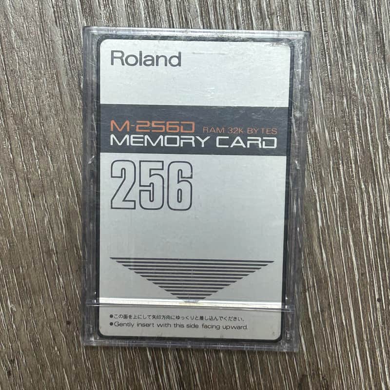 Roland M-256D Memory Card image 1