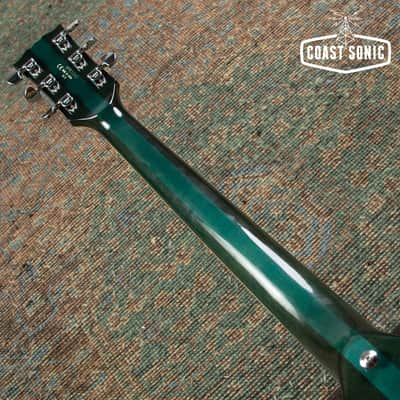 1999 Yamaha SG-T2 Masayoshi Takanaka Signature Model, transparent blue, with case image 15