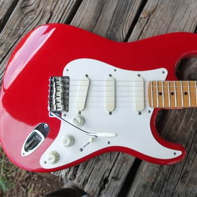 Fender Eric Clapton Artist Series Stratocaster with Lace Sensor Pickups 1988 - 2000 - Torino Red image 2