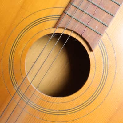Vintage Italian Classical Guitar – c. 1930–1950 – Sicilian Works - SOLD AS-IS image 4