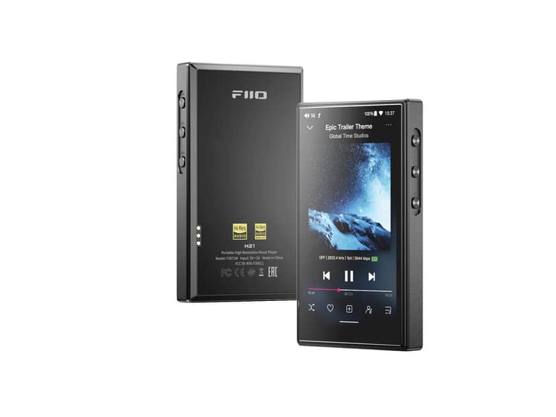FiiO M21 Android 13 Portable Music Player MP3 Snapdragon 680 4* CS43198 DAC Chips Hi-Res Audio DSD Bluetooth LDAC (Black) image 1