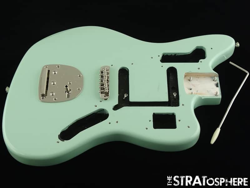 Fender Squier Classic Vibe 70s Jaguar BODY + HARDWARE Guitar Surf Green image 1