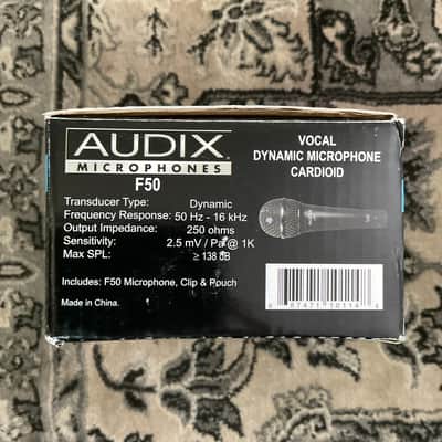 Audix F50 Vocal Dynamic Microphone Cardioid image 8