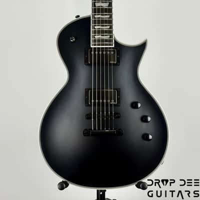 ESP E-II Eclipse Electric Guitar w/ Case - Black Satin image 1