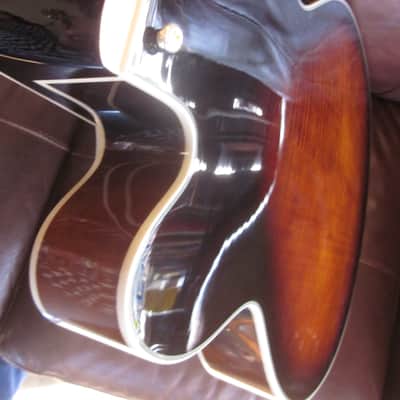 D'Angelico Premier EXL-1 Archtop Electric Guitar Brown Burst w/ Gig Bag DAPEXL1GBRBGT image 4