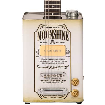 Bohemian Oil Can Electric Guitar Single P90 Pickup Moonshine (Limited Edition) image 2