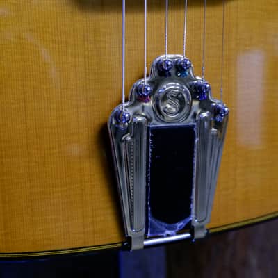 Gitane D-500 Gran Bouche Professional Gypsy Jazz Manouche Guitar - High Gloss Natural w/ Aging Top Toner w/ Deluxe Gig Bag image 12