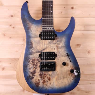 Schecter Reaper 6 - Ebony Fingerboard, Satin Sky Burst image 1
