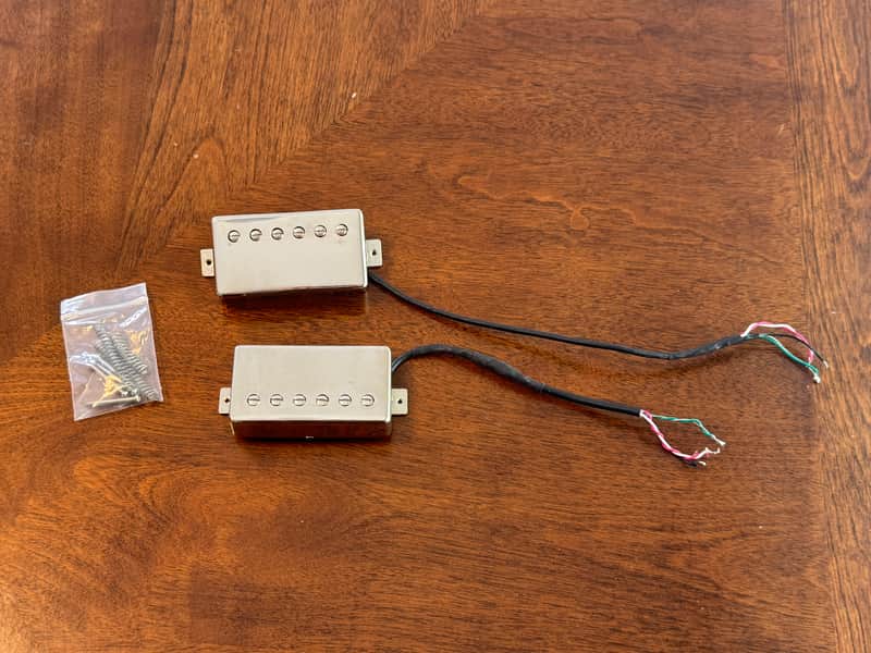 Seymour Duncan Saturday Night Special Humbucker Neck Bridge Pickup Set Nickel image 1