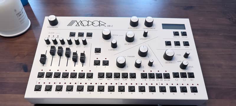 Modor DR-2 Drum Machine White image 1