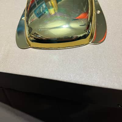 New Jazz Bass Guitar Gold Bridge Plate Cover J Bass image 2