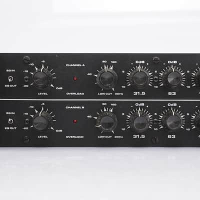 White Instruments 4100A Stereo 10-Band Rackmountable Equalizer #43227 image 5