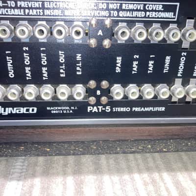 Immagine Dynaco PAT-5 Solid State Preamp, Refurbed, with Rare Wood Case & Orig. Manual - 8