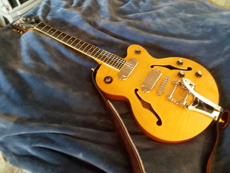 Epiphone Wildkat w/ Bigsby Antique Natural image 1