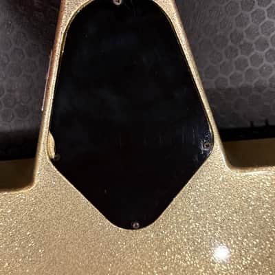 John Birch Custom made Star Guitar 1980’s - Gold Sparkle image 5