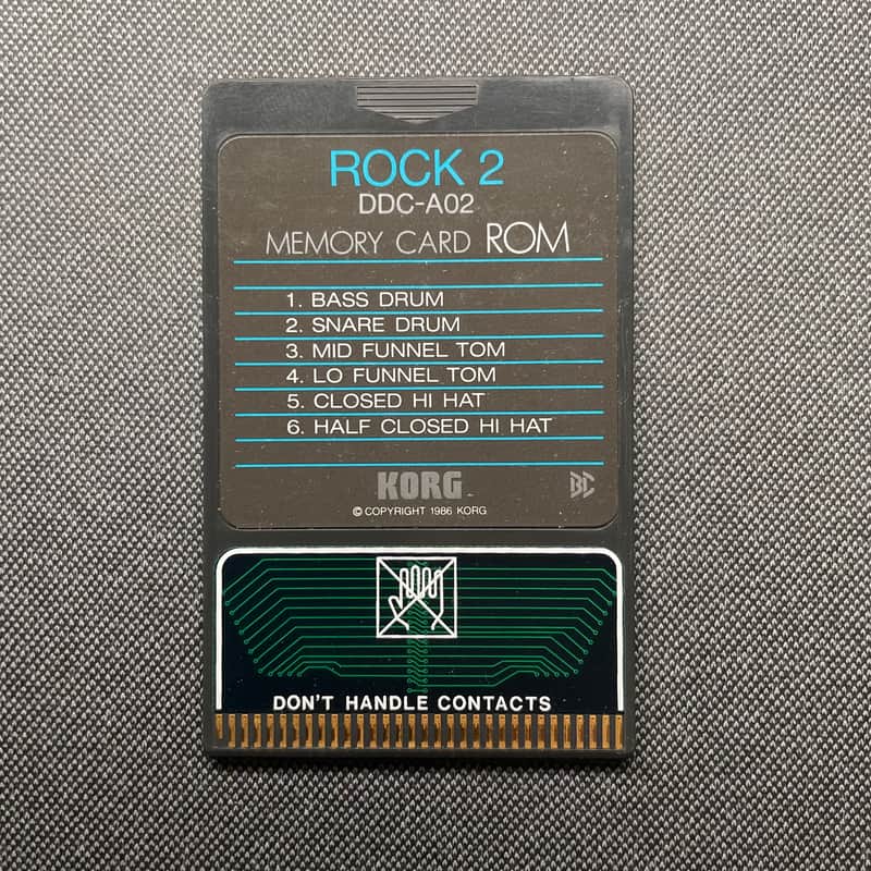 Korg ROM ROCK 2 DDC-A02 Memory Card for DDD-1 image 1