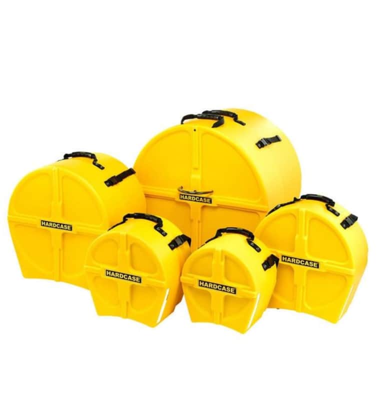 Hardcase Drum Case Set Yellow HROCKFUS2-YELLOW image 1