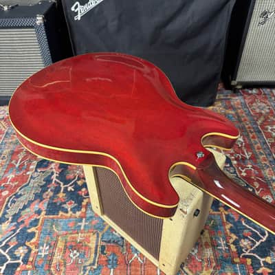 Yamaha SA700 Super Axe ES335 Style Semi Hollowbody Persimmon Red - 1983 image 7