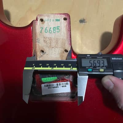 2008 Charvel USA San Dimas 2H Metallic Red Stratocaster Style Guitar Body Floyd Ready image 24