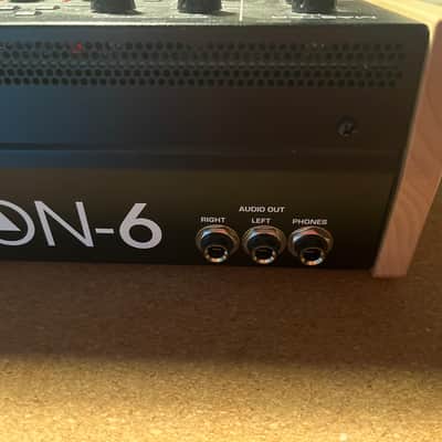 Sequential Trigon-6 Desktop 6-Voice Polyphonic Synthesizer 2023 - Present - Black with Wood Sides image 8