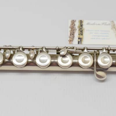 Vintage Selmer New York Handmade Sterling Flute Soldered Toneholes Plays Great *THE BEST* image 12