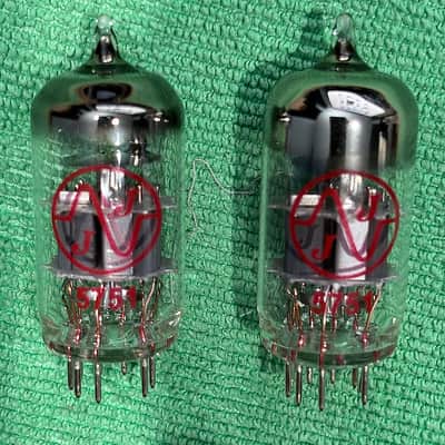 Two (2) JJ Electronic 5751 Preamp Tubes - A+ Condition Unused image 2