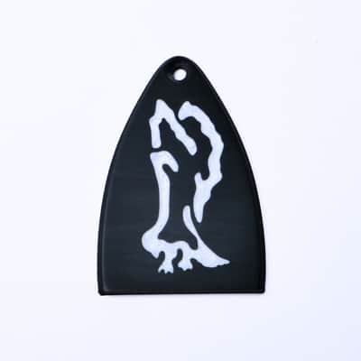 Custom PRS SE Truss Rod Cover – Mica & Resin Bird of Prey Inlay image 4